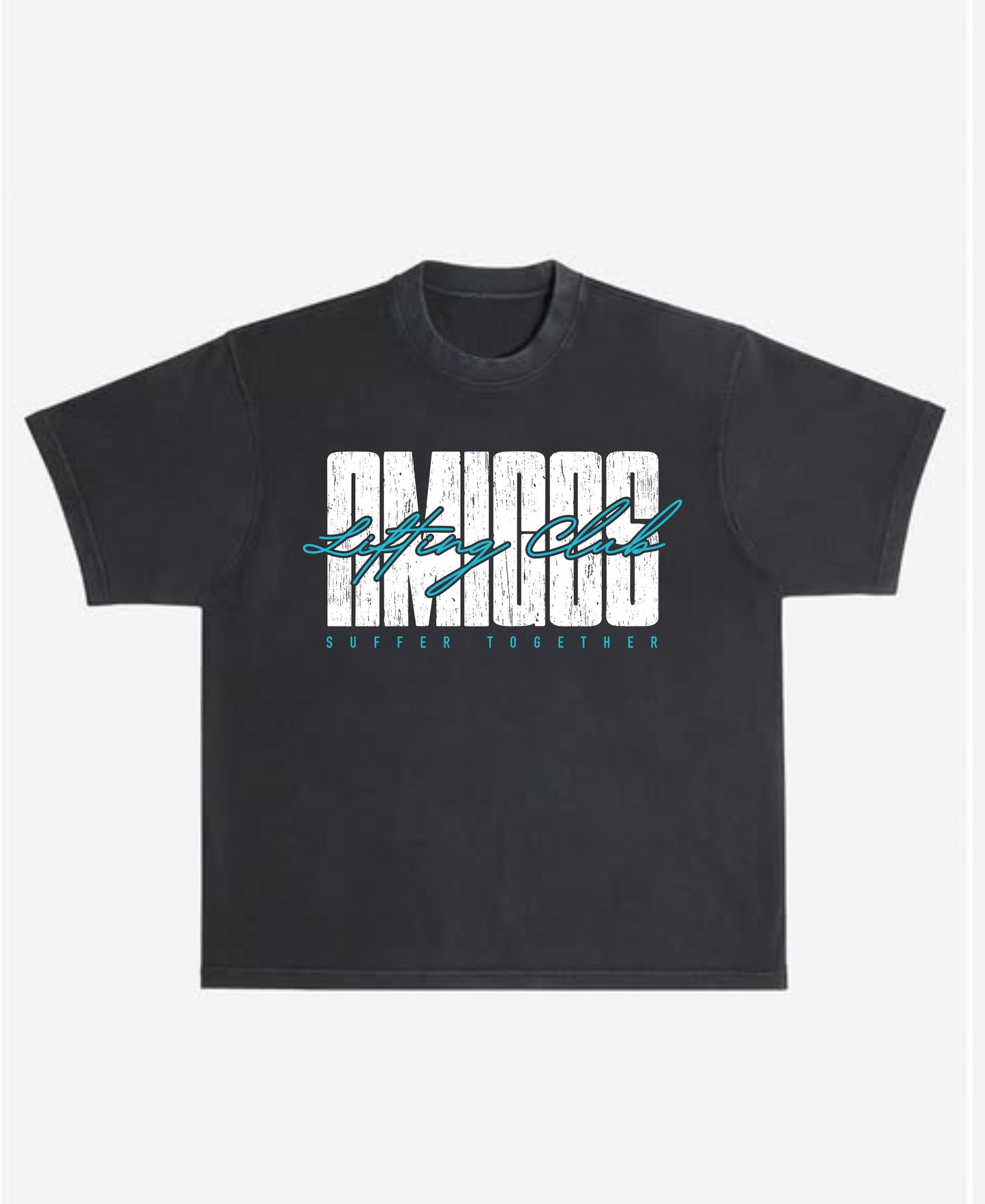 Stacked Script- Oversize Tee