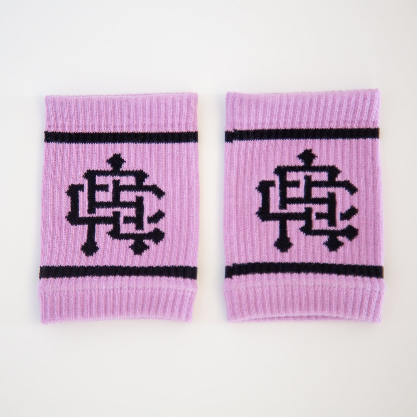 Logo Wrist Sweat Bands- Pink