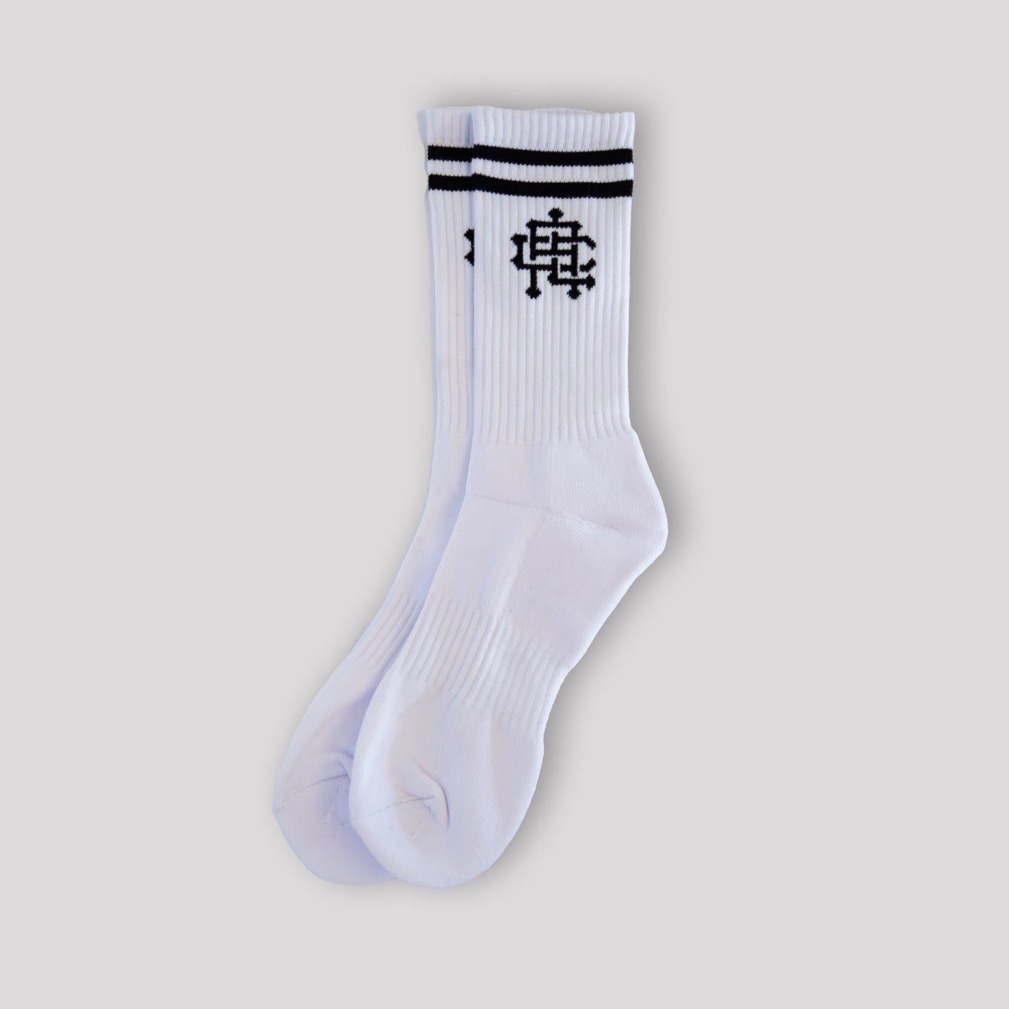 Logo Athletic Socks- White